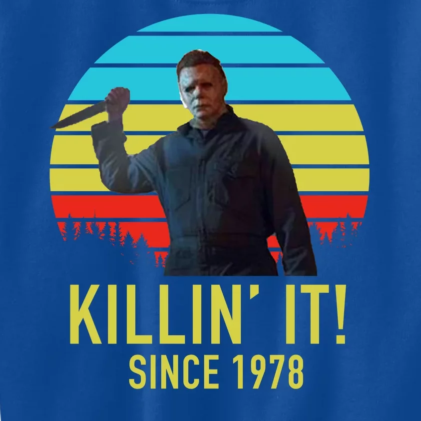 Killin' It Since 1978 Retro Horror Movie Kids Sweatshirt