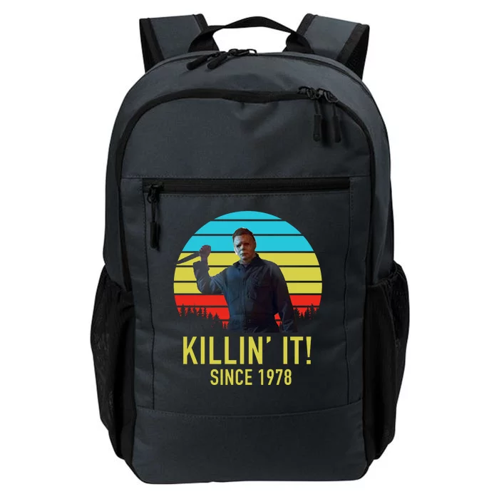 Killin' It Since 1978 Retro Horror Movie Daily Commute Backpack