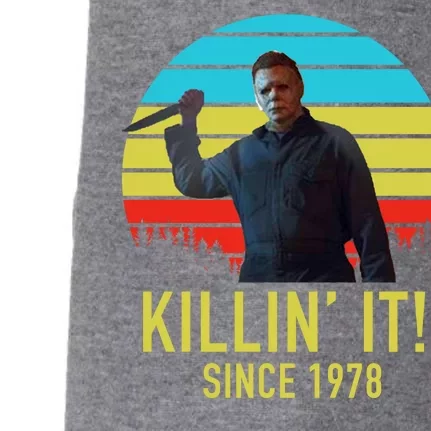 Killin' It Since 1978 Retro Horror Movie Doggie 3-End Fleece Hoodie