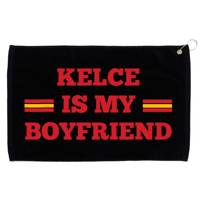 Kelce Is My Boyfriend Taylor Football Grommeted Golf Towel