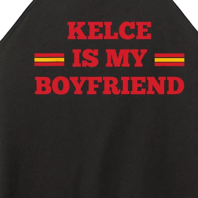 Kelce Is My Boyfriend Taylor Football Women’s Perfect Tri Rocker Tank