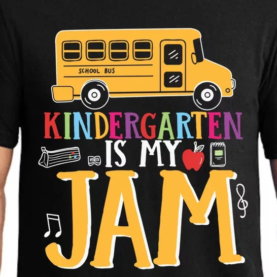 Kindergarten Is My Jam Cute Kindergarten Cool Gift Pajama Set