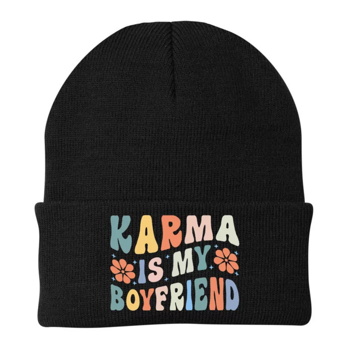 Karma Is My Boyfriend Knit Cap Winter Beanie