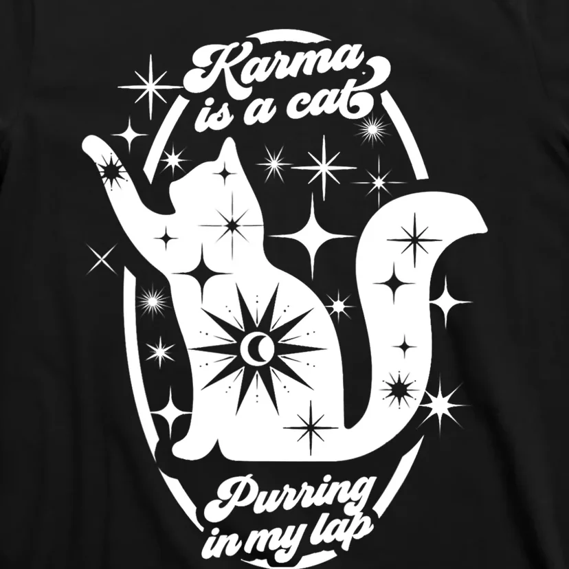 Karma Is My Boyfriend Me And Karma Vibe Like That Cat Lover T-Shirt