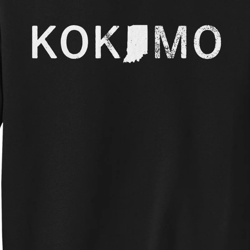 Kokomo Indiana Map Sweatshirt