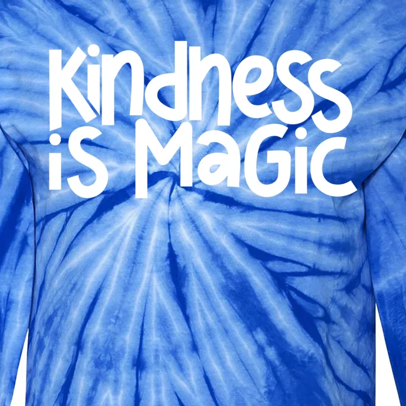 Kindness Is Magic Anti Bullying Kind Orange Unity Day Great Gift Tie-Dye Long Sleeve Shirt