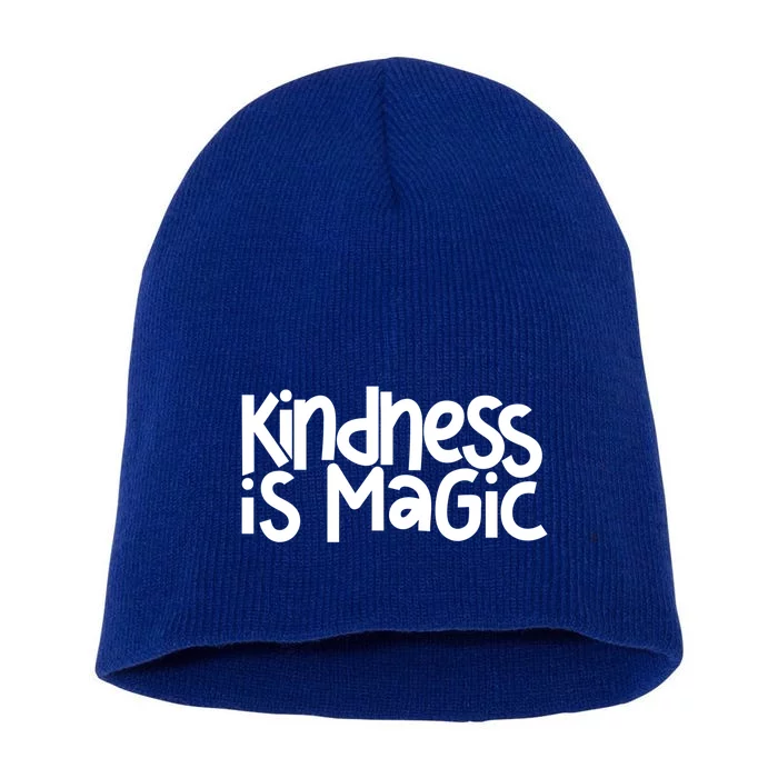 Kindness Is Magic Anti Bullying Kind Orange Unity Day Great Gift Short Acrylic Beanie