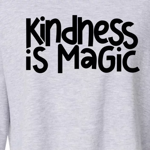 Kindness Is Magic Anti Bullying Kind Orange Unity Day Great Gift Cropped Pullover Crew