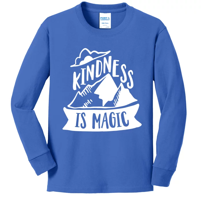 Kindness Is Magic Anti Bullying Kind Week Unity Day Cool Gift Kids Long Sleeve Shirt