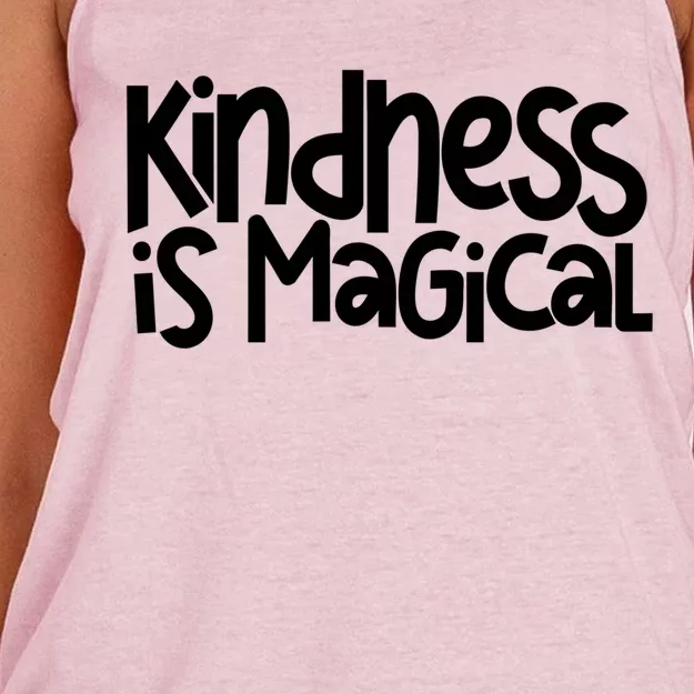 Kindness Is Magical Anti Bullying Kind Orange Unity Day Gift Women's Knotted Racerback Tank