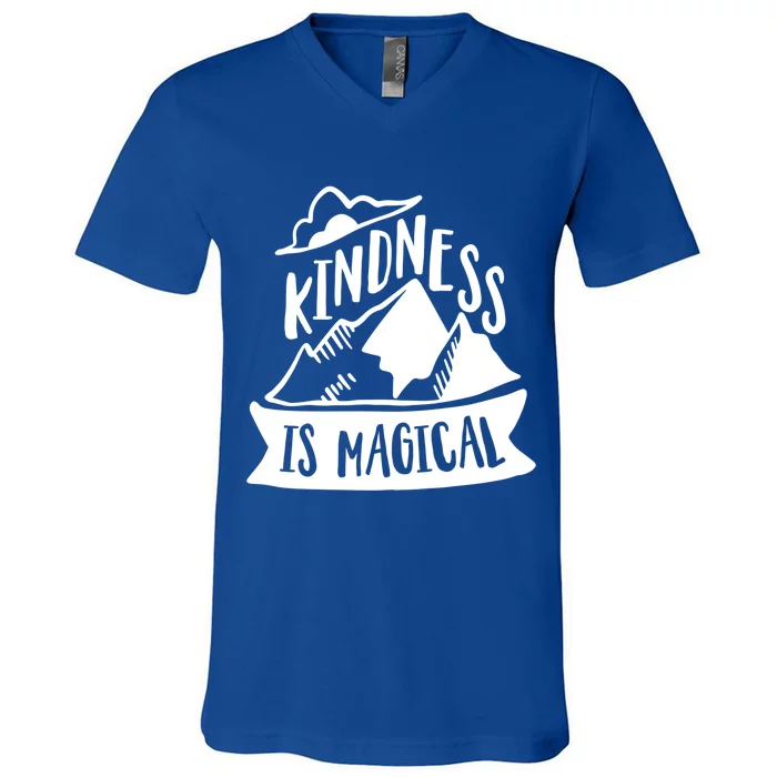 Kindness Is Magical Anti Bullying Kind Week Unity Day Cool Gift V-Neck T-Shirt