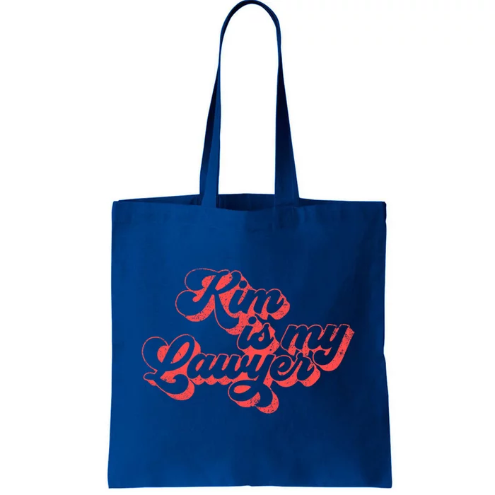 Kim Is My Lawyer Social Justice Reform Retro Vintage Gift Tote Bag