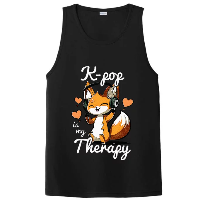 Kpop Is My Therapy Fox Korean Performance Tank