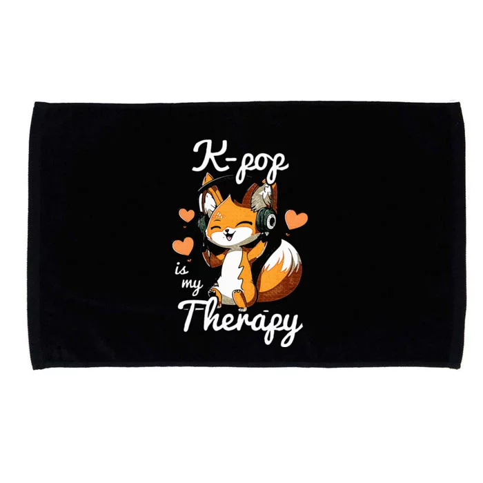 Kpop Is My Therapy Fox Korean Microfiber Hand Towel