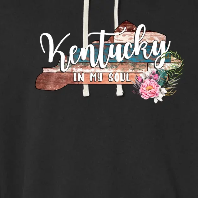 Kentucky In My Soul Garment-Dyed Fleece Hoodie