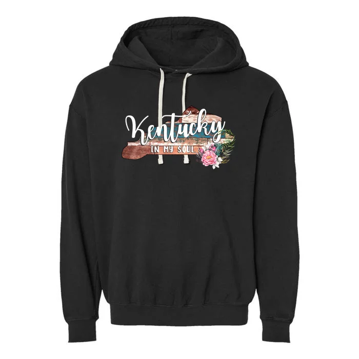 Kentucky In My Soul Garment-Dyed Fleece Hoodie