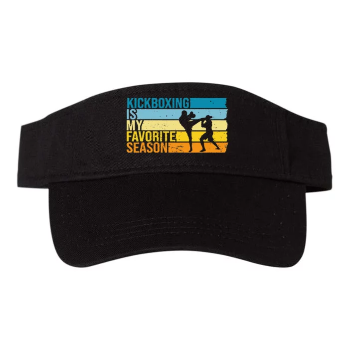 Kickboxing Is My Favorite Season For Kickboxer Valucap Bio-Washed Visor