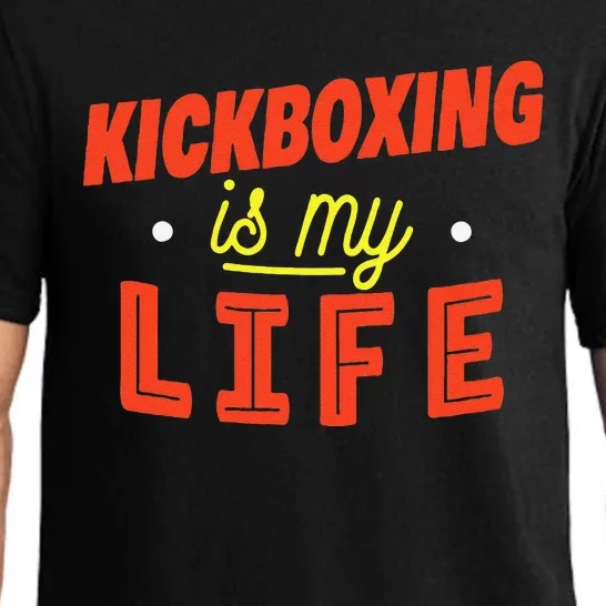 Kickboxing Is My Life Funny Kickboxer Pajama Set