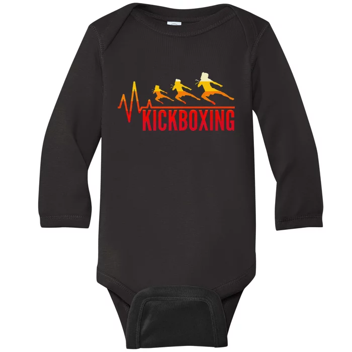 Kickboxing Is My Favorite Season For Kickboxer Baby Long Sleeve Bodysuit