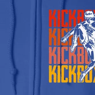 Kickboxing Is My Favorite Season For Kickboxer Full Zip Hoodie