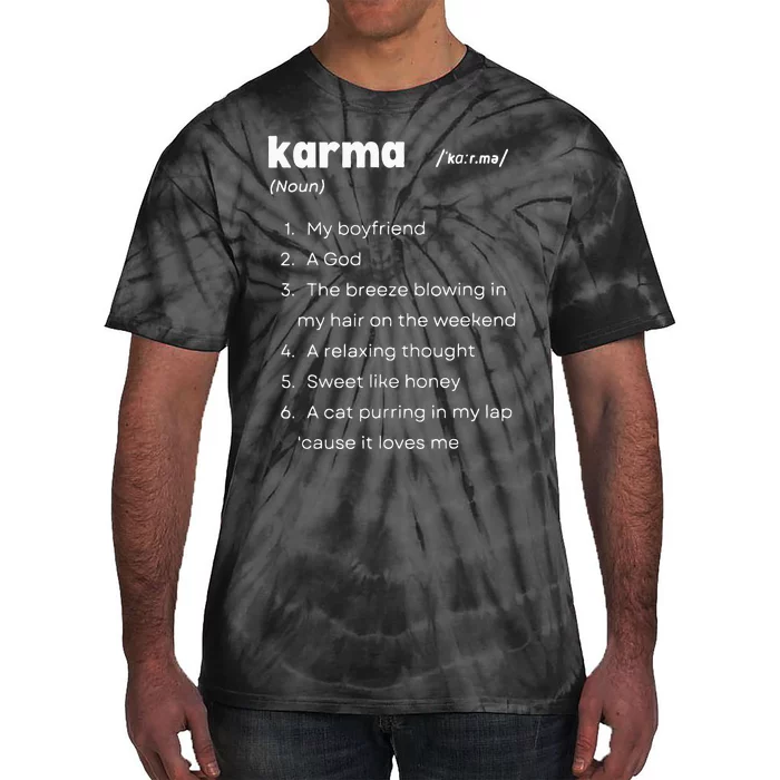 Karma Is My Friend Vintage Inspired Tie-Dye T-Shirt