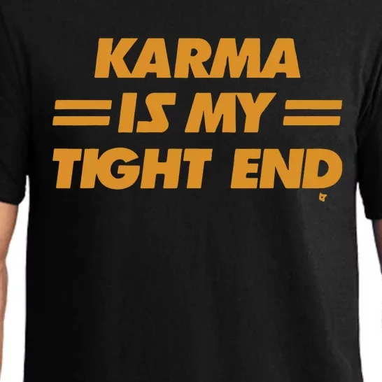 Karma Is My Tight End Kansas Pajama Set