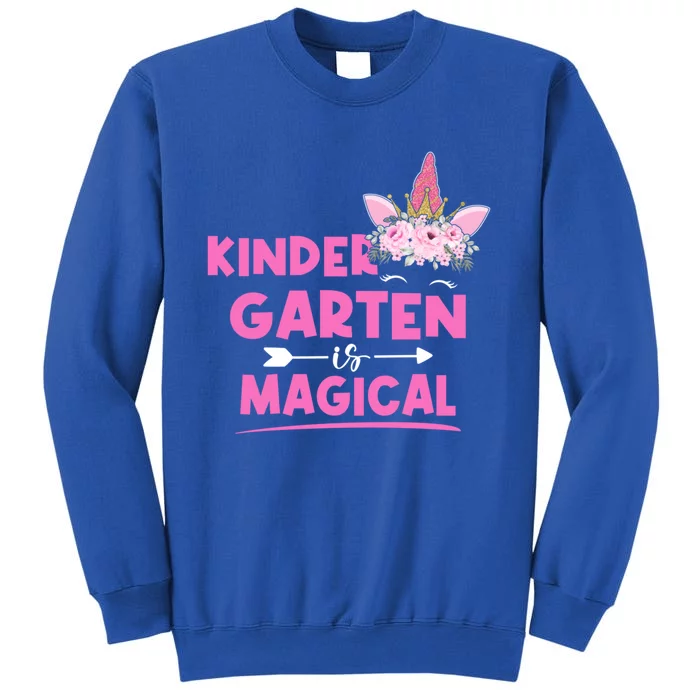 Kindergarten Is Magical Unicorn Kinder Teacher Student Cute Gift Sweatshirt