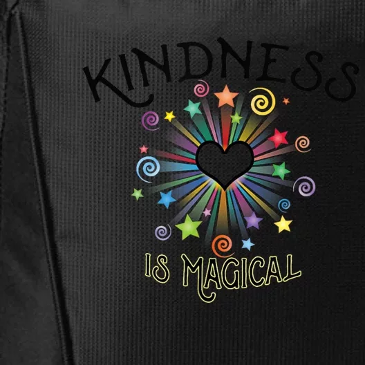 KINDNESS Is Magical Motivational Positive Message City Backpack