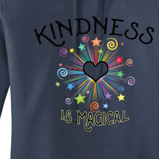 KINDNESS Is Magical Motivational Positive Message Women's Pullover Hoodie