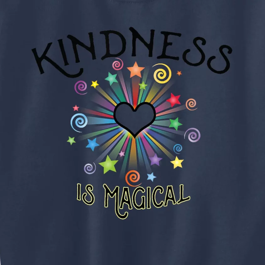 KINDNESS Is Magical Motivational Positive Message Kids Sweatshirt