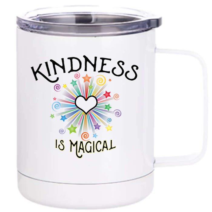 KINDNESS Is Magical Motivational Positive Message Front & Back 12oz Stainless Steel Tumbler Cup