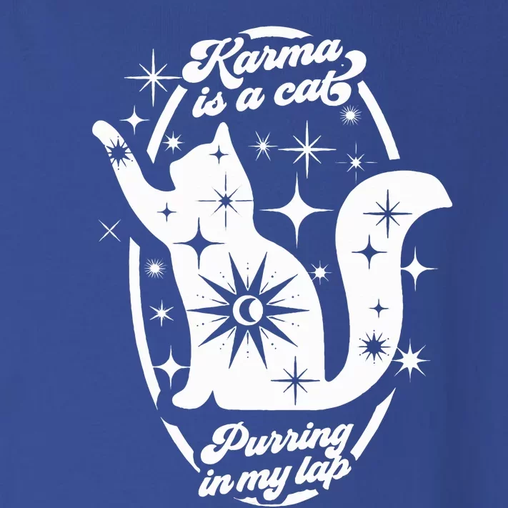 Karma Is My Boyfriend Me And Karma Vibe Like That Cat Lover Toddler Long Sleeve Shirt