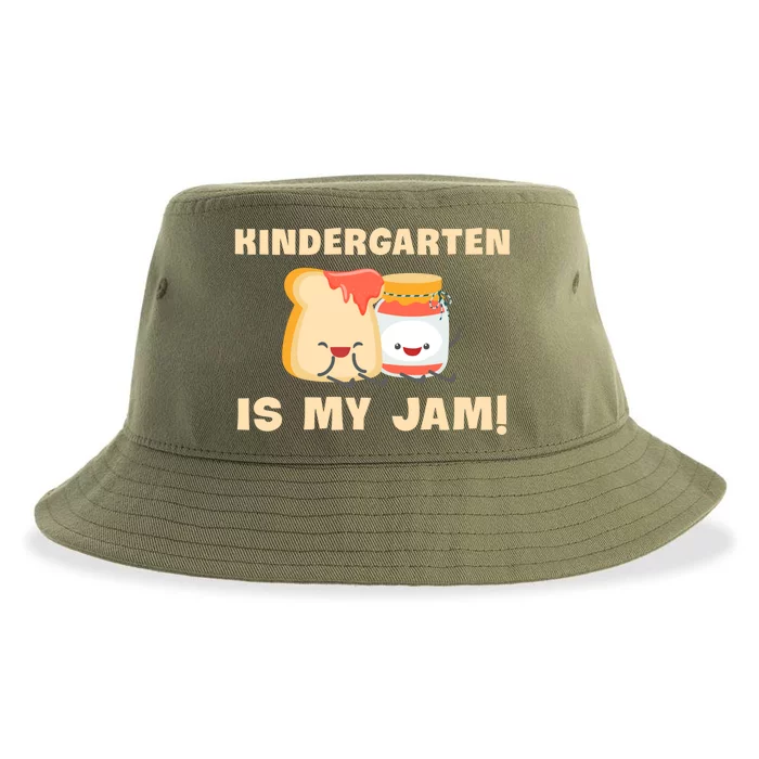 Kindergarten Is My Jam Funny Kindergarten Teachers Gift Sustainable Bucket Hat