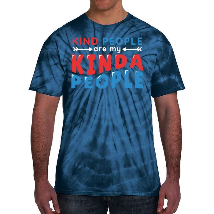 Kind People Are My Kinda People Autism Awareness Tie-Dye T-Shirt