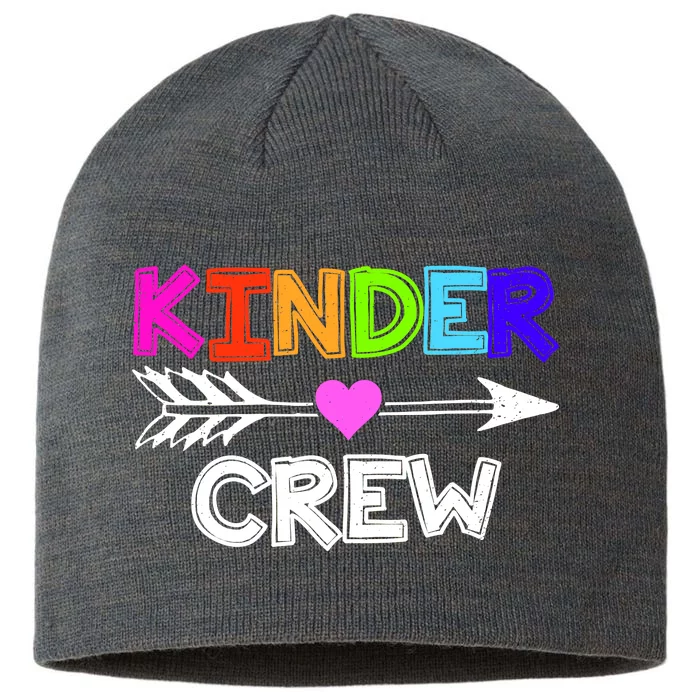 Kinder Crew Kindergarten Teacher 8 1/2in Sustainable Knit Beanie