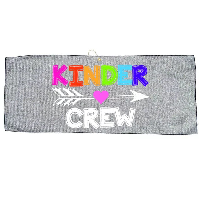 Kinder Crew Kindergarten Teacher Large Microfiber Waffle Golf Towel