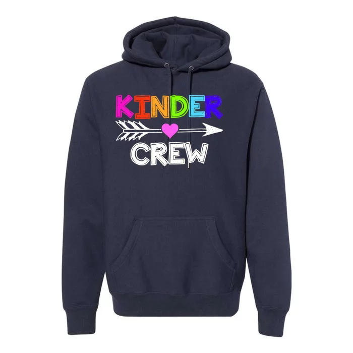 Kinder Crew Kindergarten Teacher Premium Hoodie