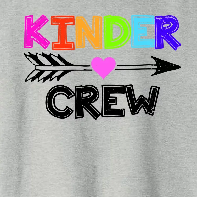 Kinder Crew Kindergarten Teacher Women's Crop Top Tee