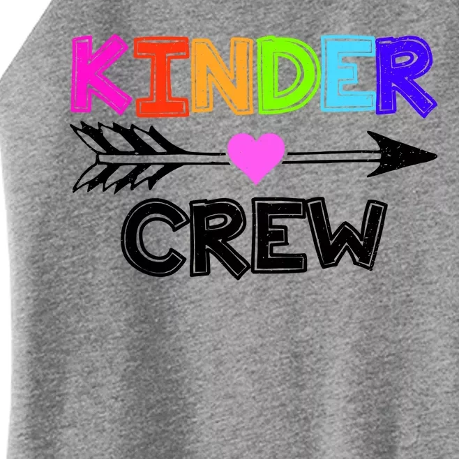 Kinder Crew Kindergarten Teacher Women’s Perfect Tri Rocker Tank