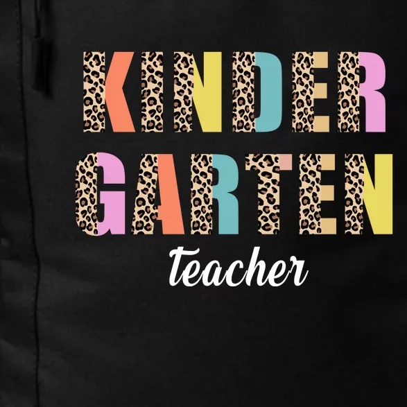 Kinder Garten Teacher Leopard Logo Daily Commute Backpack