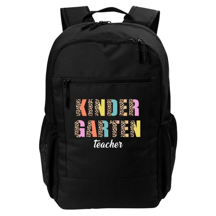 Kinder Garten Teacher Leopard Logo Daily Commute Backpack