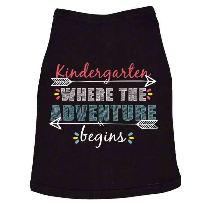 Kindergarten Back To School Adventure Doggie Tank