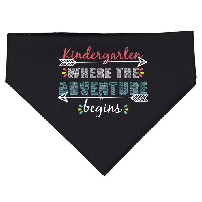 Kindergarten Back To School Adventure USA-Made Doggie Bandana