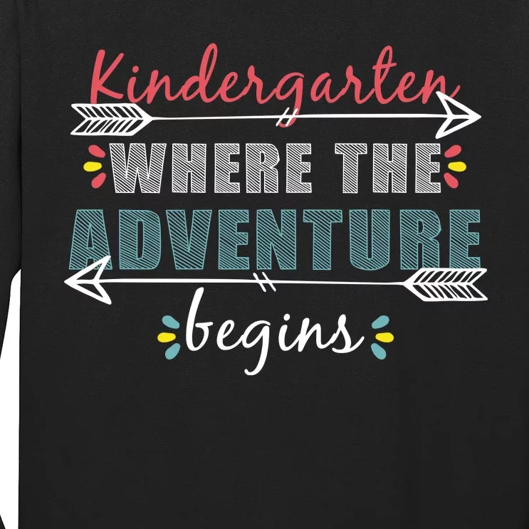 Kindergarten Back To School Adventure Long Sleeve Shirt