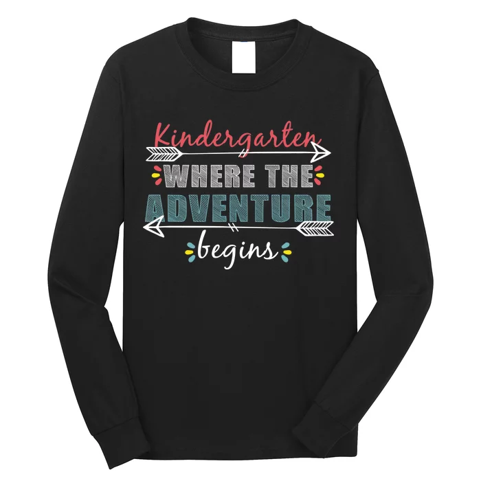 Kindergarten Back To School Adventure Long Sleeve Shirt