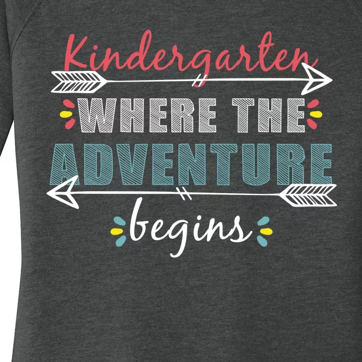 Kindergarten Back To School Adventure Women's Perfect Tri Tunic Long Sleeve Shirt