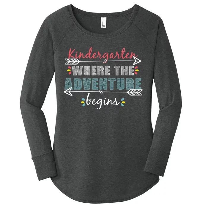 Kindergarten Back To School Adventure Women's Perfect Tri Tunic Long Sleeve Shirt