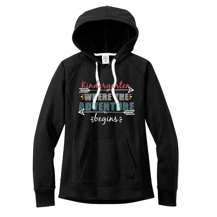 Kindergarten Back To School Adventure Women's Fleece Hoodie