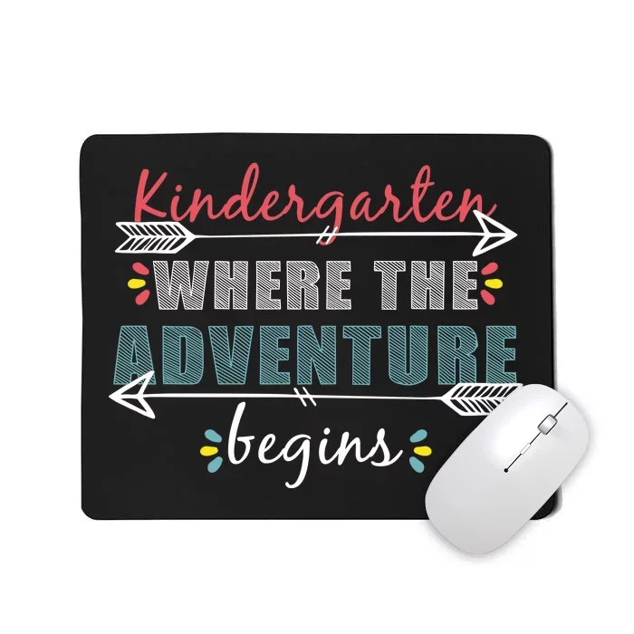 Kindergarten Back To School Adventure Mousepad