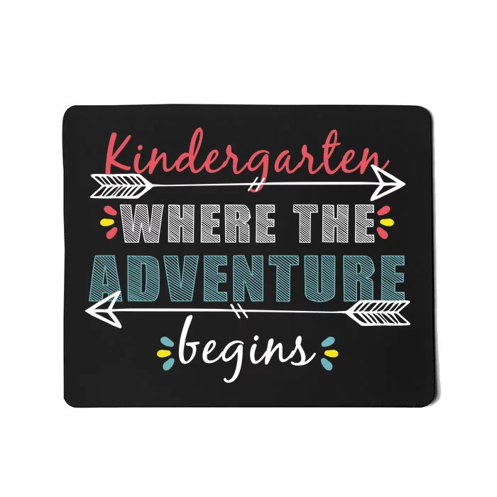 Kindergarten Back To School Adventure Mousepad